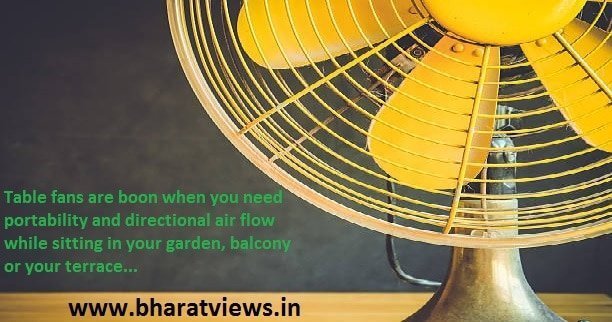 top 10 best table fans in India