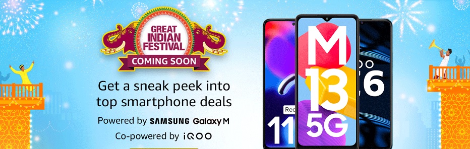 Best mobile deals in great Indian Festival 2022