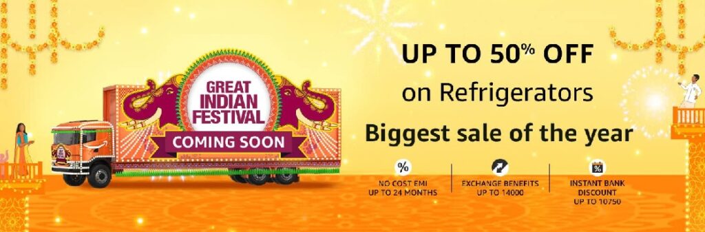 Best refrigerator deals in great Indian Festival 2022